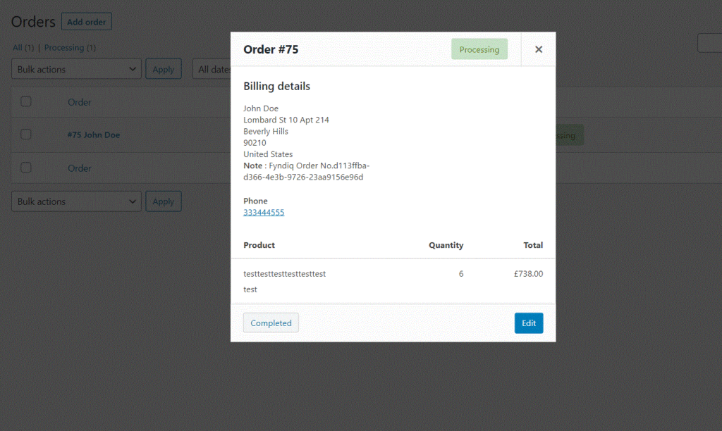 Automatisk orderimport